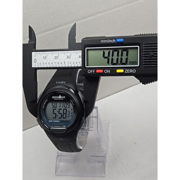 Timex Ironman Triathlon T5K608 Digital 10 Lap Indiglo 100M WR New Battery Watch - Picture 5 of 11